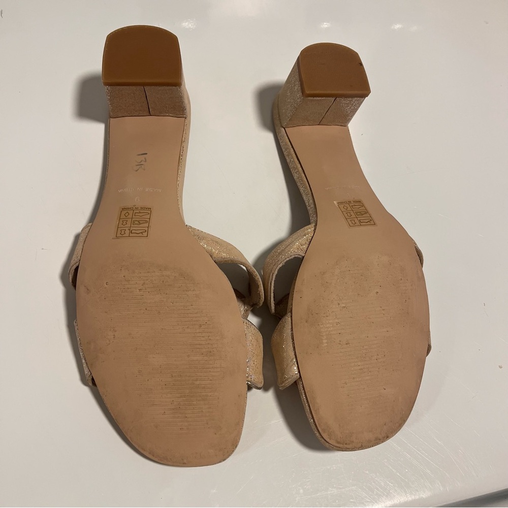 Koko + Palenki Classy Stylish Chic Lively Slide Sandals. Sz 9, Off White - Picture 7 of 8